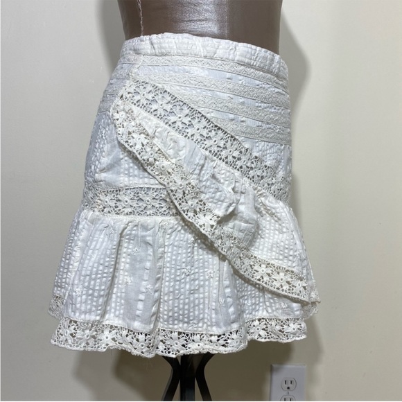 LoveShackFancy White mini skirt - Picture 3 of 7